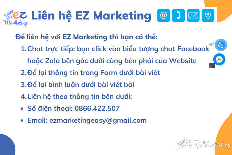 Thông tin liên hệ EZ Marketing