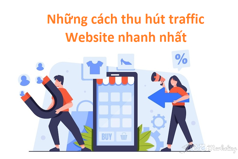 Tâng traffic Website bằng cách làm SEO, chia sẻ mạng xã hội, content marketing, email marketing, chạy quảng cáo, viết bài PR và trên các nền tảng khác