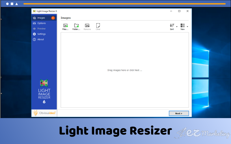 Phần mềm Light Image Resizer