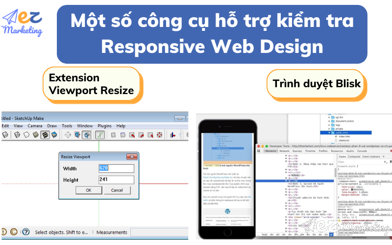 Một số công cụ hỗ trợ kiểm tra Responsive Web Design