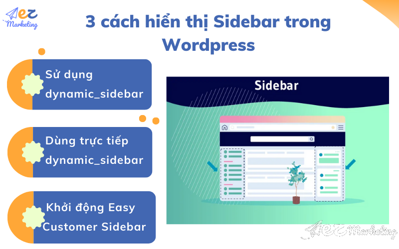 3 cách hiển thị Sidebar trong WordPress