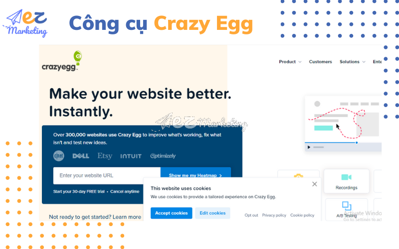 Công cụ Crazy Egg