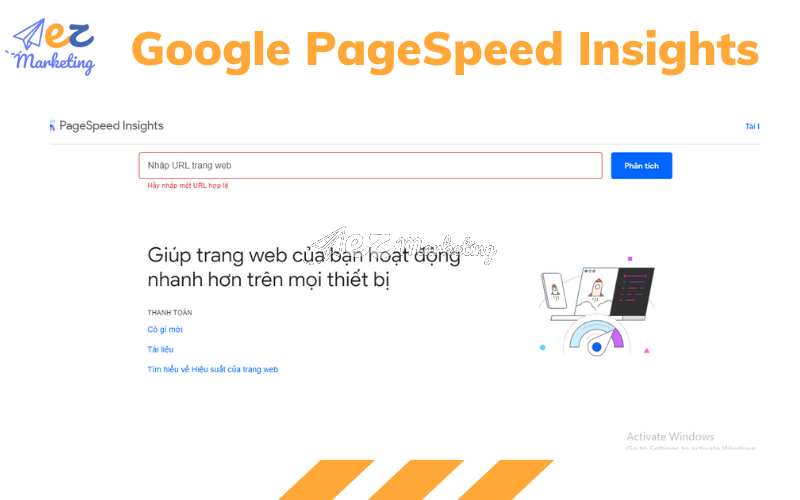 Công cụ Google PageSpeed Insights