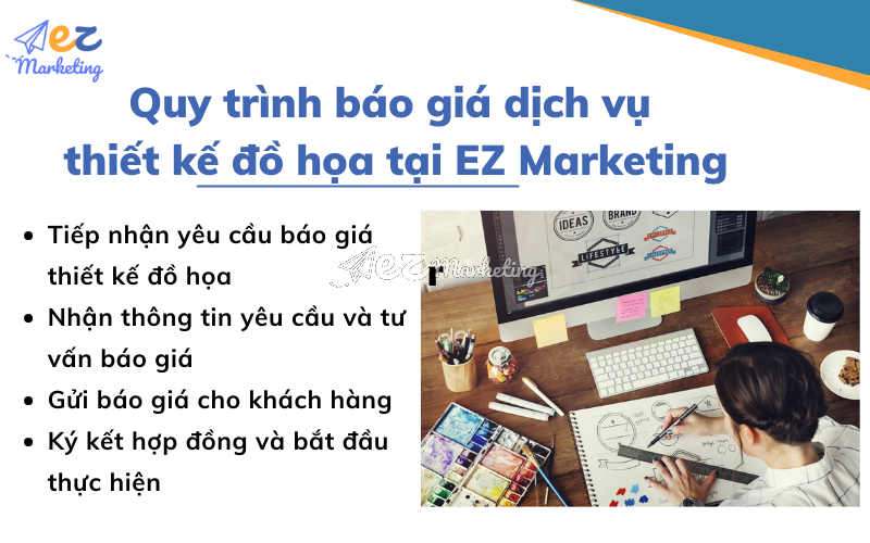 Quy trình báo giá dịch vụ thiết kế đồ họa tại công ty EZ Marketing