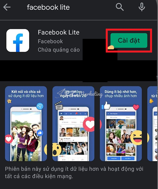 Hướng dẫn tải Facebook Lite trên điện thoại hệ điều hành Android