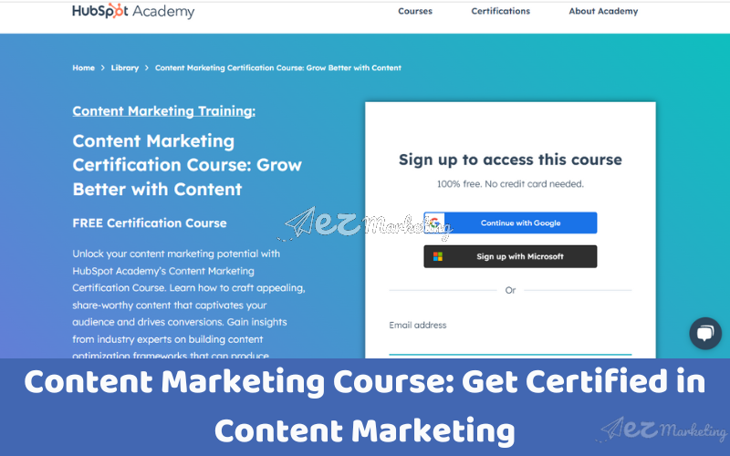 Content Marketing Course: Get Certified in Content Marketing