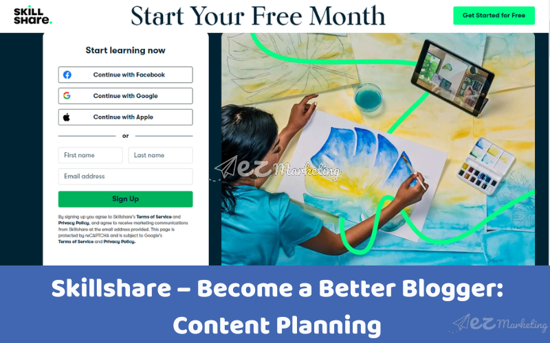 Skillshare – Become a Better Blogger: Content Planning