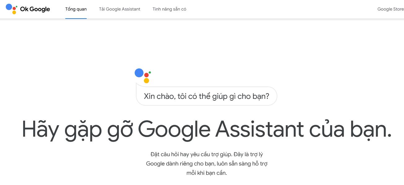 Google Assistant(Trợ lý Google)