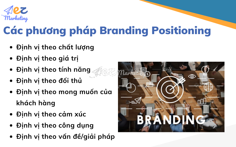 Các phương pháp Branding Positioning hiệu quả cho doanh nghiệp