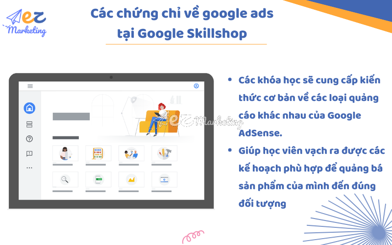 Các chứng chỉ về Google Ads tại Google Skillshop