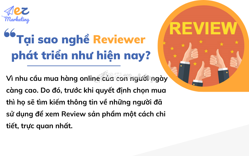 Tại sao nghề Reviewer được phát triển như hiện nay