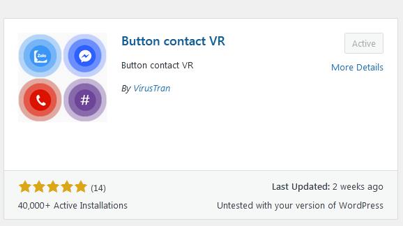 Plugin Button contact VR