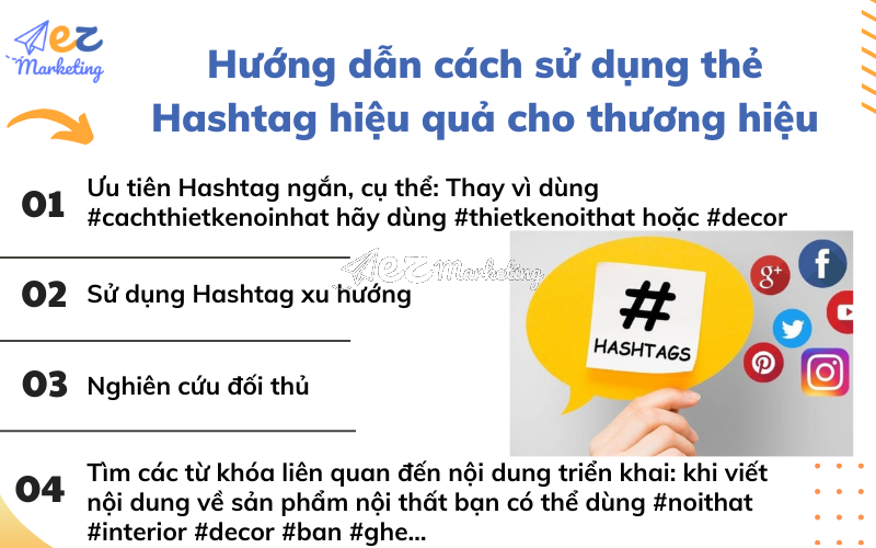 Hướng dẫn cách sử dụng thẻ hashtag hiệu quả cho thương hiệu