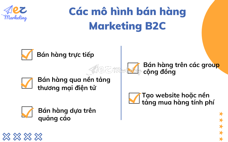 Các mô hình bán hàng của Marketing B2C