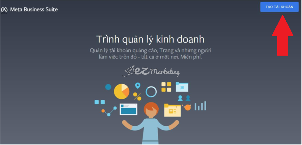 Tạo tài khoản chạy quảng cáo Facebook doanh nghiệp