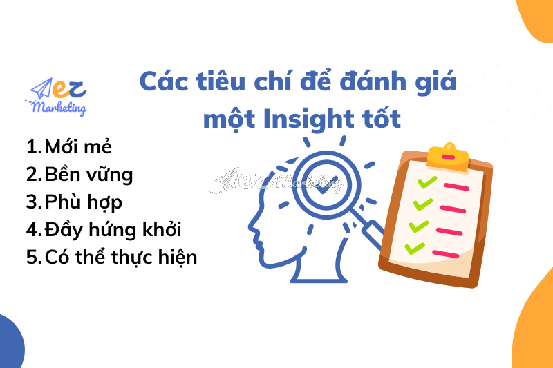 Các tiêu chí để đánh giá một Customer Insight tốt