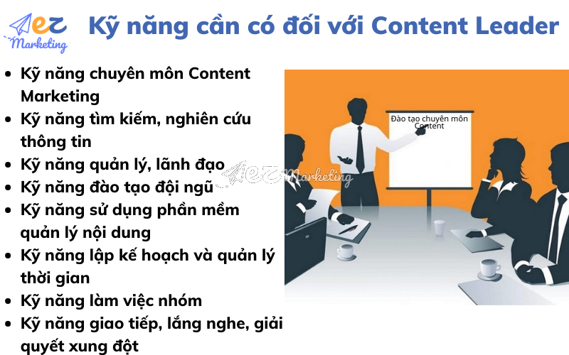 Kỹ năng cần có đối với Content Leader