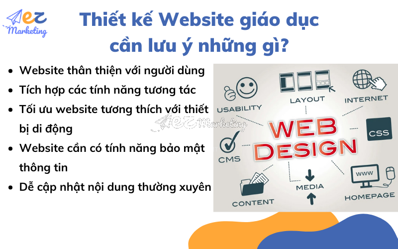 Thiết kế Website giáo dục cần lưu ý những gì?
