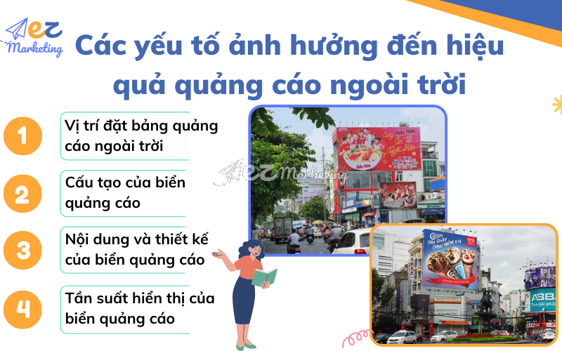 Yếu tố ảnh hưởng đến hiệu quả của quảng cáo ngoài trời
