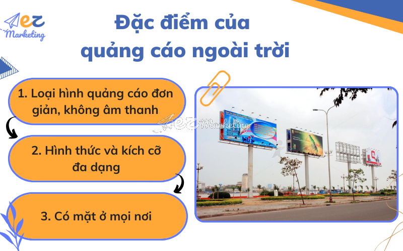 Đặc điểm của quảng cáo ngoài trời