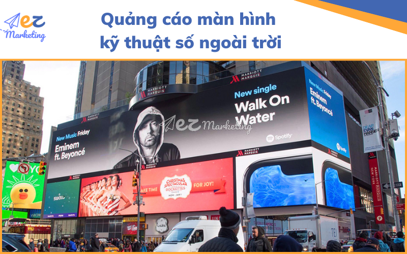 Quảng cáo màn hình kỹ thuật số ngoài trời