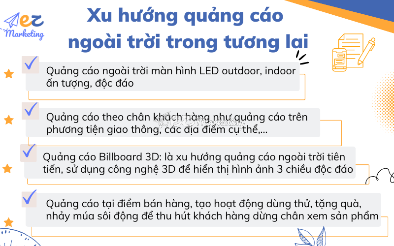 Xu hướng quảng cáo ngoài trời trong tương lai