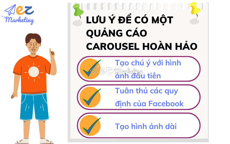 Lưu ý để có một quảng cáo Carousel hoàn hảo