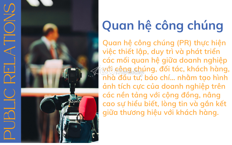 Quan hệ công chúng nhằm tạo hình ảnh tích cực của doanh nghiệp trên các nền tảng với cộng đồng