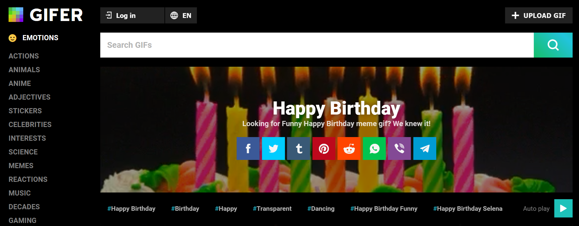 Kho ảnh động Gifer