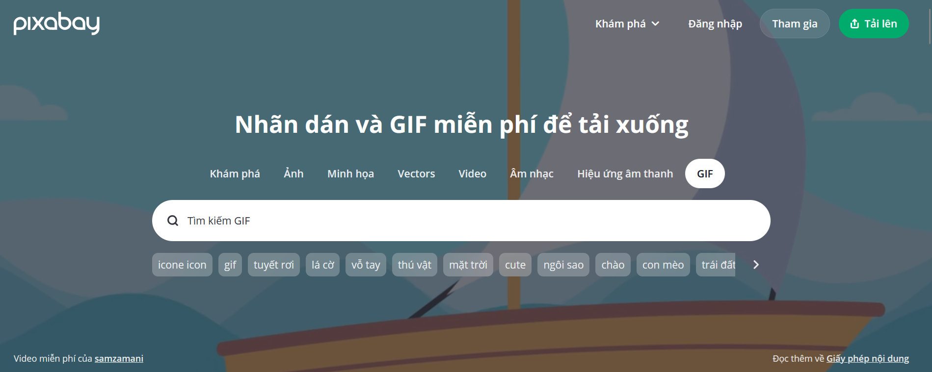Kho ảnh động Pixabay