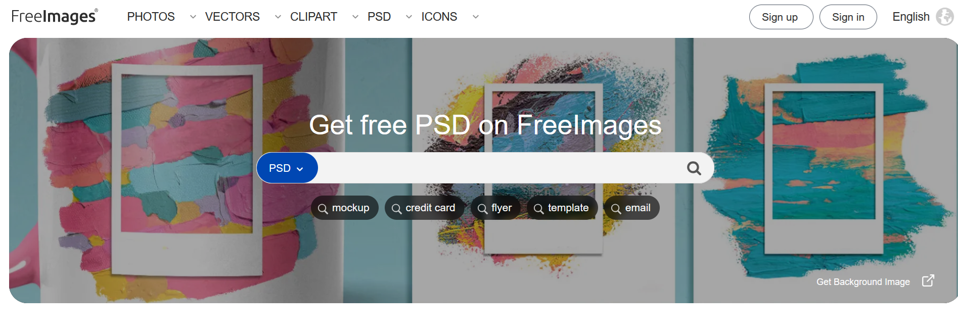 Kho ảnh PSD Freeimages