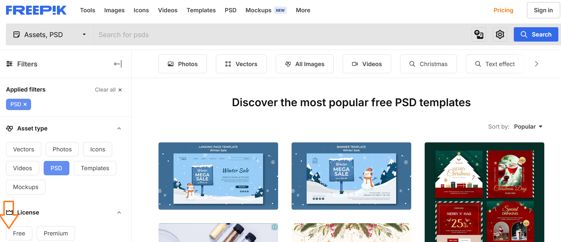 Kho ảnh PSD Freepik