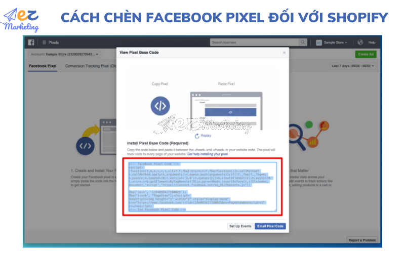 CÁCH CHÈN FACEBOOK PIXEL ĐỐI VỚI SHOPIFY