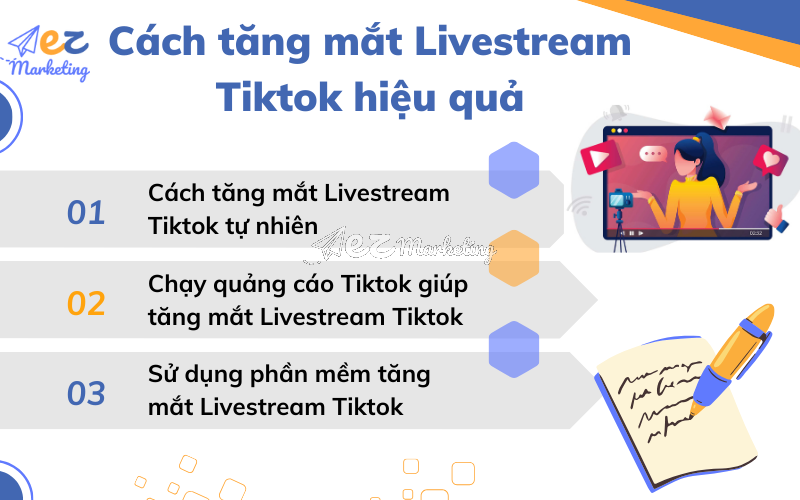 Cách tăng mắt Livestream Tiktok hiệu quả