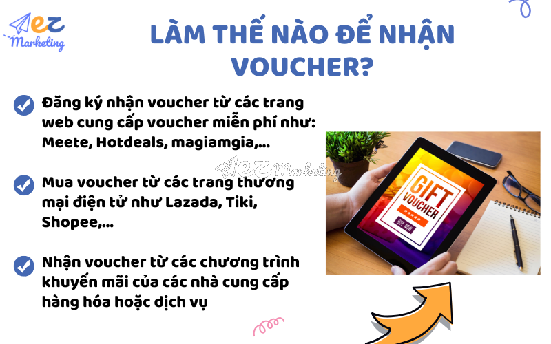 Làm thế nào để nhận Voucher?