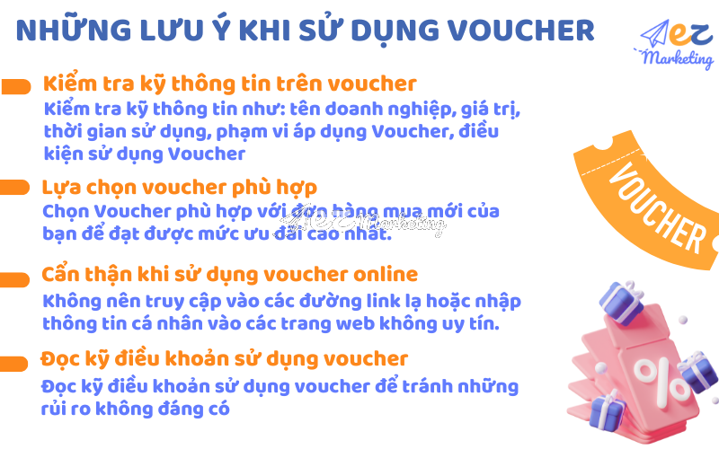Những lưu ý khi sử dụng Voucher