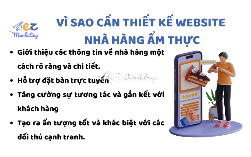 Vì sao cần thiết kế website nhà hàng ẩm thực?
