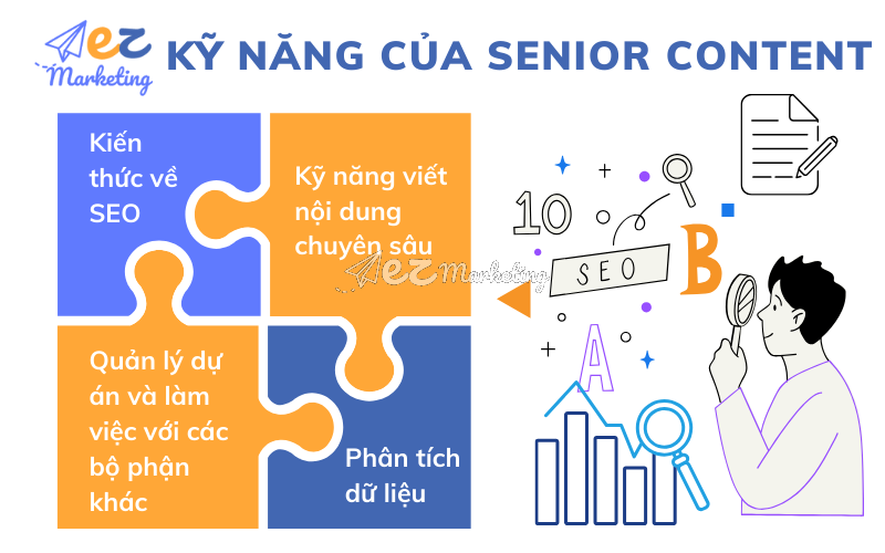 Các kỹ năng cần thiết để trở thành một Senior Content